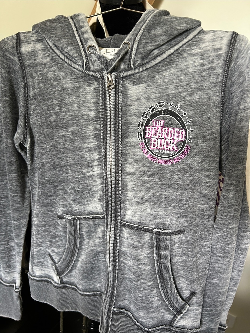 Women’s Gray Zip Hoodie